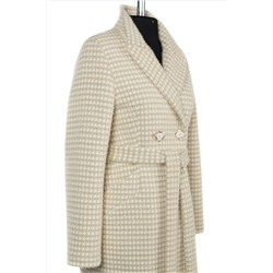 01-10180 Пальто женское демисезонное (пояс)