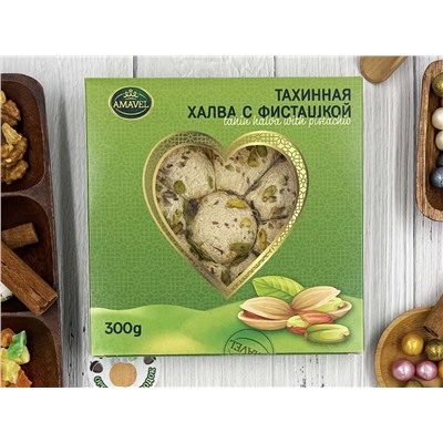 Халва тахинная с фисташкой 300гр