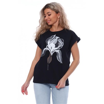 Футболка женская ФЖ033 (Черный)