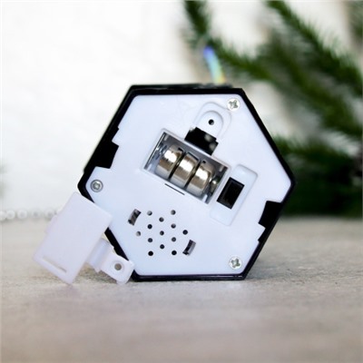 Фонарь светодиодный 14 см / VFR-108-B /уп 12/120/новогодний/черный