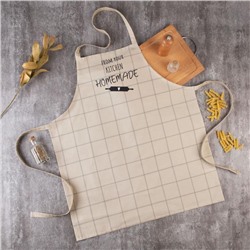 Фартук Этель Homemade, размер 60×70 см, 100% хлопок, саржа 190 г/м²