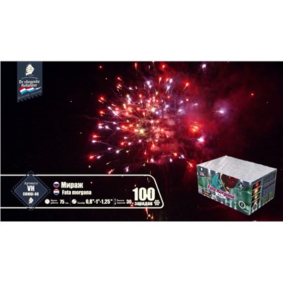 Фейерверк VH-COMBI-08 Мираж / Fata Morgana (0,8", 1", 1,25" х 100)