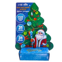 Настольная развивающая игра на новый год «Магнитная ёлка»