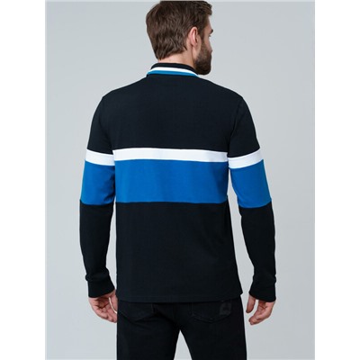 Джемпер трикотажный с воротником поло для мужчин