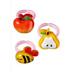 Набор детских колечек Glam Kitty «Фруктовый сад»