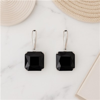 Серьги бижутерия с крупным камнем, арт.007.045