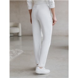 Трикотажные брюки на резинке из футера двухнитки эластичные