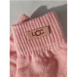 Перчатки женские, теплые, безразмерные, сенсорные, цвет розовый, арт.56.1219