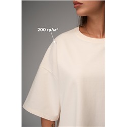 Женский костюм оверсайз из футера двухнитки Happyfox