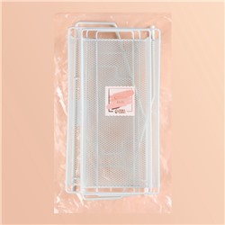 Органайзер для хранения, двухуровневый, 31×32×16.5 см, белый