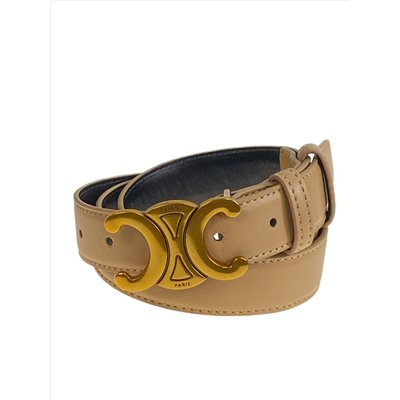 Ремень женский из искусственной кожи , цвет светло коричневый