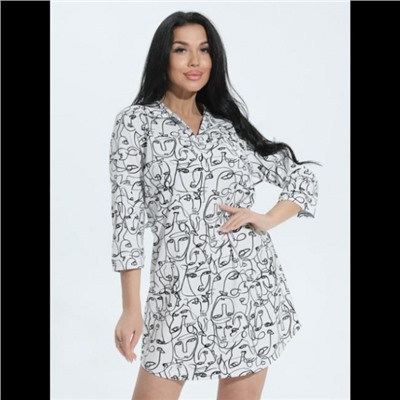 Туника Тэффи (Графика белый)