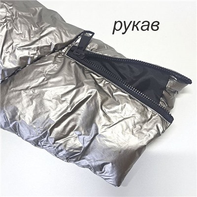 398903/01-01 бронза Пуховик женский (XS-L)/4