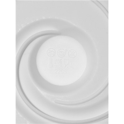 Форма для выпечки и муссовых десертов KONFINETTA «Круговорот», силикон, 20×5 см, белая