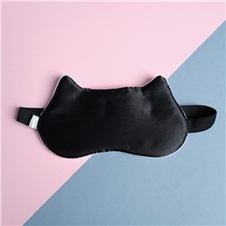Маска для сна «Киска», белая