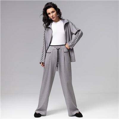 Брюки с карманами спереди, Красота в движении (серые)