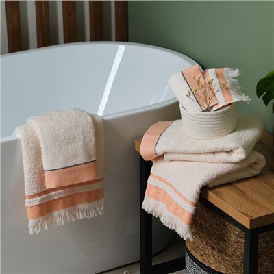 Полотенце махровое Love Life «Бриз» 50×80 см, оранжевый