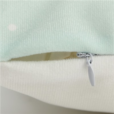 Чехол на подушку "Этель" "Happy holidays" 40х40 см, 100 п/э, велюр