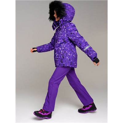 Куртка текстильная с полиуретановым покрытием для девочек