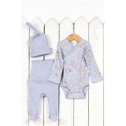 Комплект (Боди+Ползунки+Шапочка) BABY BOOM, 1029637