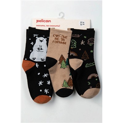 Носки 3п. PELICAN, 819888