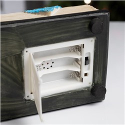 Светодиодная фигура «Праздничный вечер» 19×15×12 см, полистоун, батарейки ААх3 (не в комплекте), USB, свечение мульти