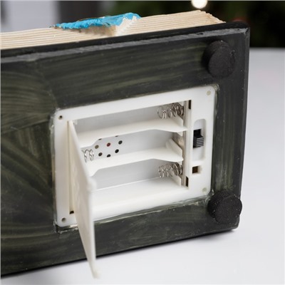 Светодиодная фигура «Праздничный вечер» 19×15×12 см, полистоун, батарейки ААх3 (не в комплекте), USB, свечение мульти