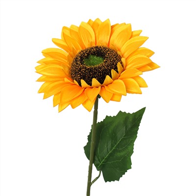 Цветок искусственный Подсолнух 70 см диаметр цветка 17 см / 149NA-47 /уп 4/200/600/