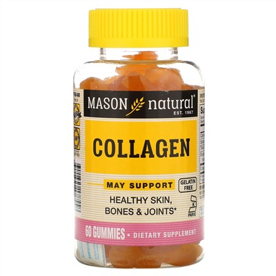 Mason Natural, Коллаген, 60 жевательных таблеток