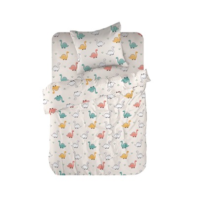 КПБ детск. перкаль WENGE baby (40х60)  Cute Dino