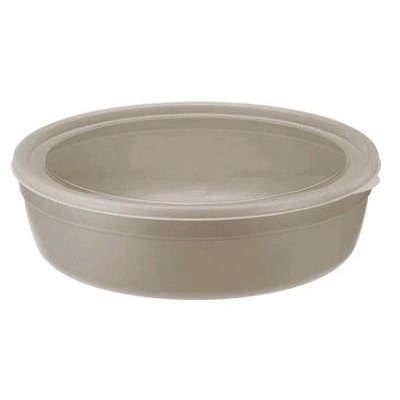 Миска 2,8л с крышкой (капучино/фисташка) М 1303