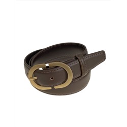 Ремень женский из искусственной кожи , цвет серо -коричневый