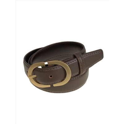 Ремень женский из искусственной кожи , цвет серо -коричневый