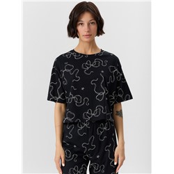 КОМПЛЕКТ ЖЕНСКИЙ (ФУТБОЛКА, БРИДЖИ) 592444