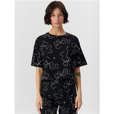 КОМПЛЕКТ ЖЕНСКИЙ (ФУТБОЛКА, БРИДЖИ) 592444