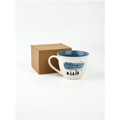 Кружка новогодняя керамическая «Новый год», 500 мл, ручная работа