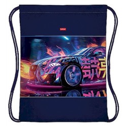 Сумка для сменной обуви 33х42 см "Неоновый дрифт" 1 отделение (093870) 18058 Хатбер