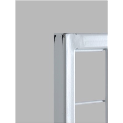 УЦЕНКА Стойка с сеткой, двухсторонняя, в комплекте 16 полок для семян, 63*49*183 см, цвет белый 4192