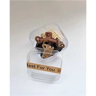 Набор крабиков для волос в боксе (10 шт)