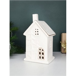 Фигурка Домик с подсветкой 18 см новогодний / YZ21540 /уп 16/LED