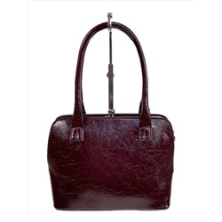 Женская сумка из натуральной кожи, цвет бордовый