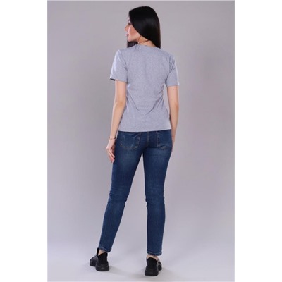 Футболка 24853 (Серый меланж)