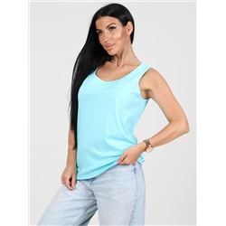 Апрель уно - майка голубой