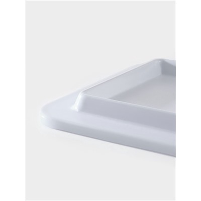 Доска разделочная «Белый Восток», меламин, 25.5×12.7×1.5 см, сервировочная, белая