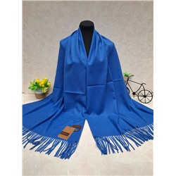 Тёплый палантин, цвет синий