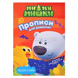 Ми-ми-мишки. Прописи для дошколят с наклейками. Рисуем узоры