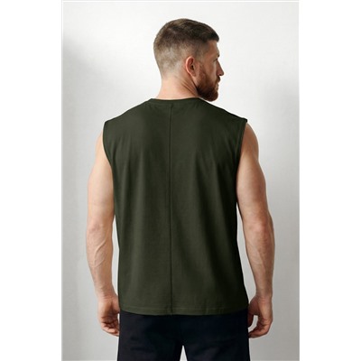 Мужская футболка оверсайз без рукавов Happyfox