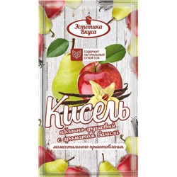 Кисель моментального приготовления со вкусом Яблока и груши с ароматом ванили, 30г