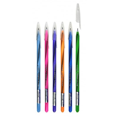 Ручка шариковая LINC "Candy Glow" длина 18 см,  синяя 0.7мм 7008LN LINC