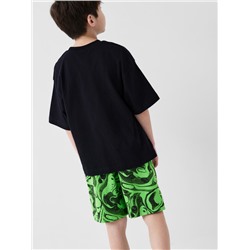 Комплект трикотажный для мальчиков: фуфайка (футболка), шорты